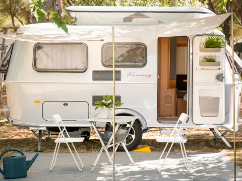 California camping village