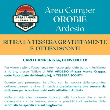 Area Sosta Camper Orobie