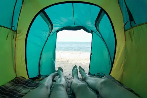 Blue Camping