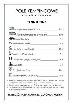 Pole kempingowe Lotnisko Leszno