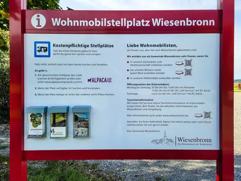 Wohnmobilstellplatz Wiesenbronn