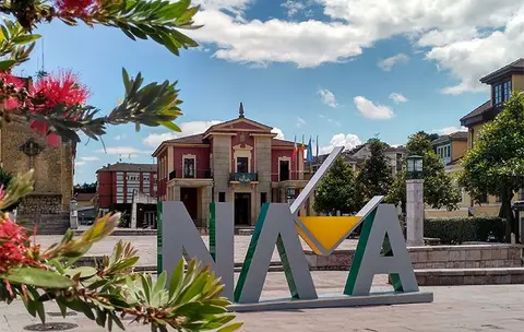 Área autocaravanas de Nava