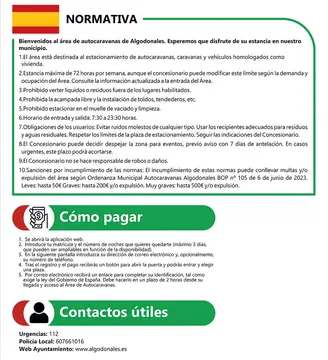 Área de autocaravanas Algodonales