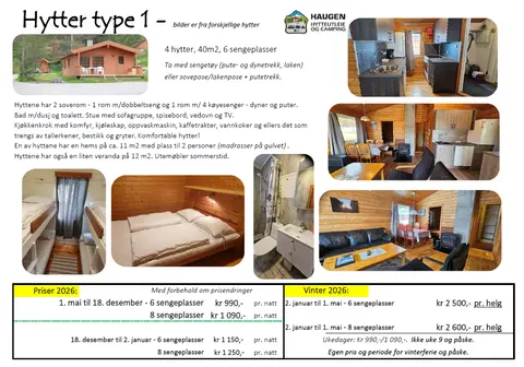 Haugen Hytteutleie og Camping