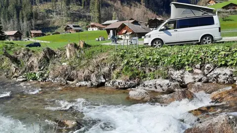 Gastlosen Camp Area Jaun Zeltplatz