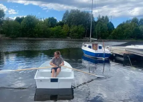 Riverside camping
