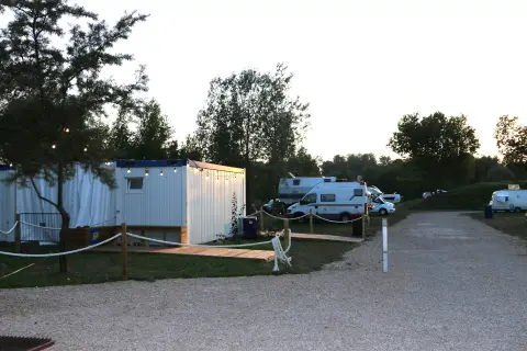 Riverside camping