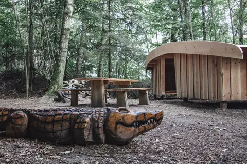 Shelter ved Tåning Å