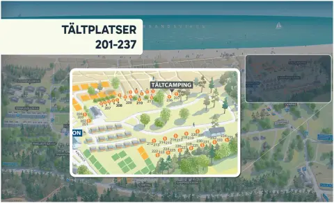 Strandcampingen tältcampingen