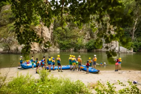 Adventure net camping & rafting