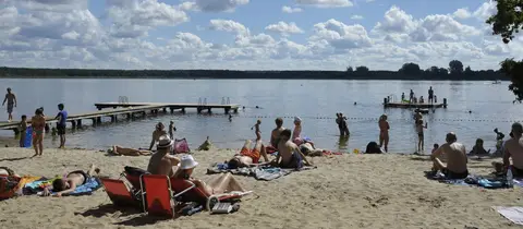 Campingplatz am großen Pälitzsee