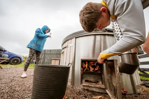 Camping at cardewlees