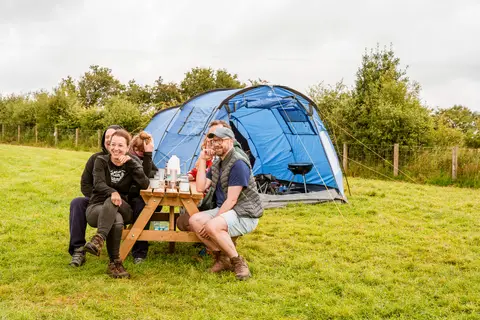 Camping at cardewlees