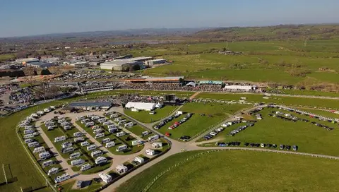 Uttoxeter Racecourse Caravan and Motorhome site