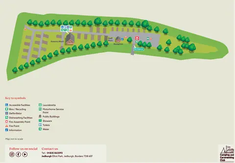Jedburgh Camping & Caravan Club site