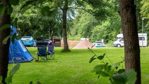 Jedburgh Camping & Caravan Club site
