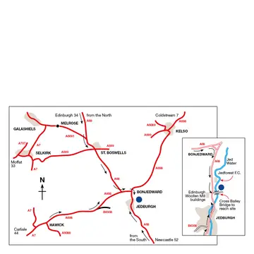Jedburgh Camping & Caravan Club site