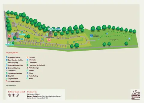 Barnard Castle Camping and Caravanning Club Site