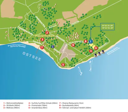 Wohnmobilstellplatz Ostsee