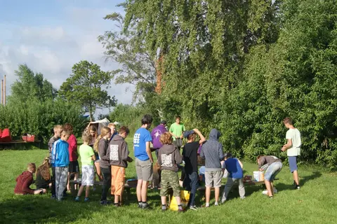 Scouting kampeereiland 't Mieuwtje Jisp
