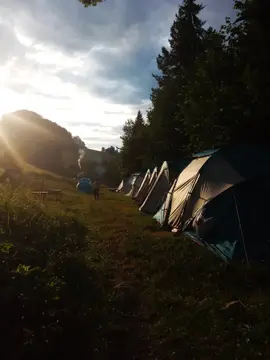 Tent base below Vysoka