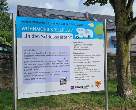 Wohnmobil Stellplatz V+E Bad Bergzabern