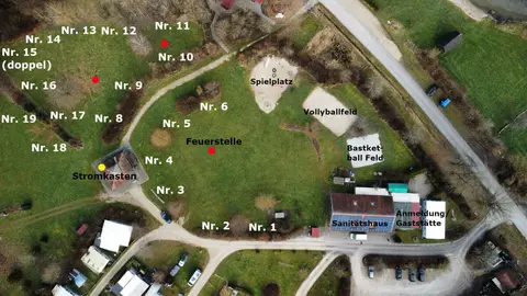 Camping- und Jugendzeltplatz am Dennenloher See
