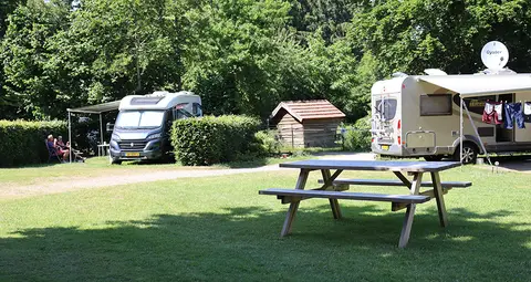 Fietsers en Camper Camping Heiderust