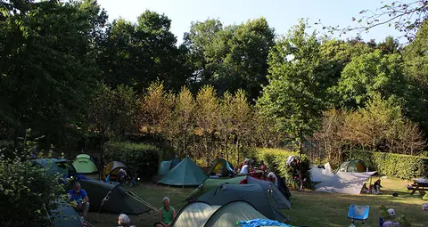 Fietsers en Camper Camping Heiderust