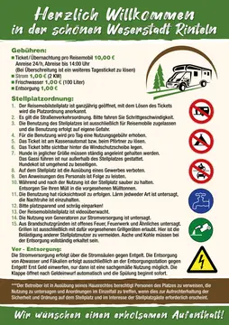 Wohnmobilestellplatz an der Weser - Rinteln