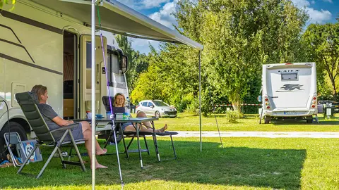 Camping an der Rudelsburg