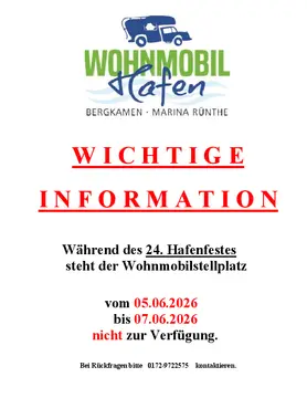 Wohnmobilhafen Bergkamen