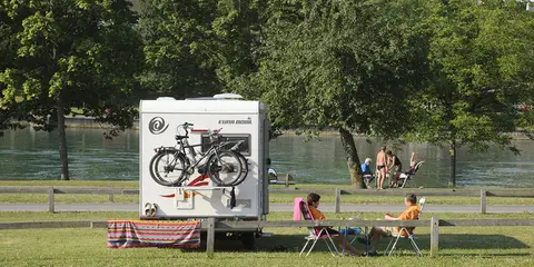 Wohnmobilstellplatz am Strandbad