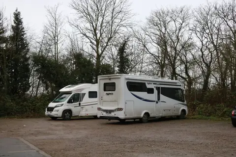 Parkplatz hinter den Amtshäusern