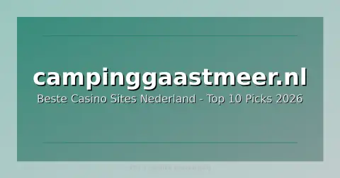 Camping Gaastmeer