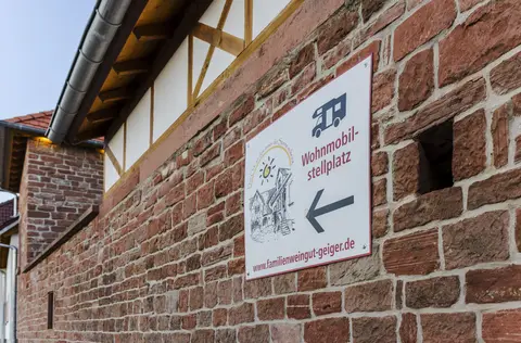 Wohnmobil Stellplatz Dierbach Weingut Geiger