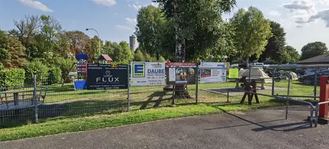 Wohnmobilehafen des Campingplatzes "Grüne Insel Tanzwerder"