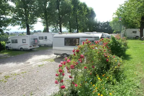 Panorama Camping Stadtblick